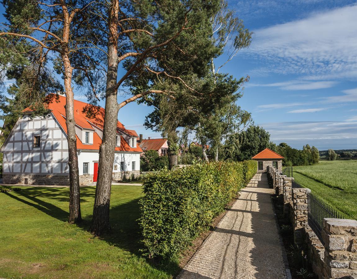 Hotel Dorfmuhle Lehrberg Exterior foto